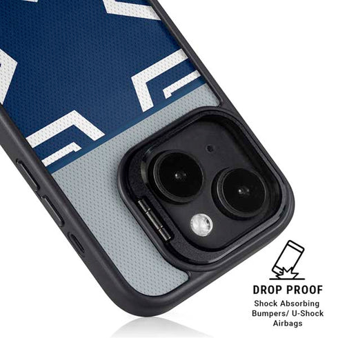 NFL Dallas Cowboys Zone Block iPhone 15 Kickstand Case
